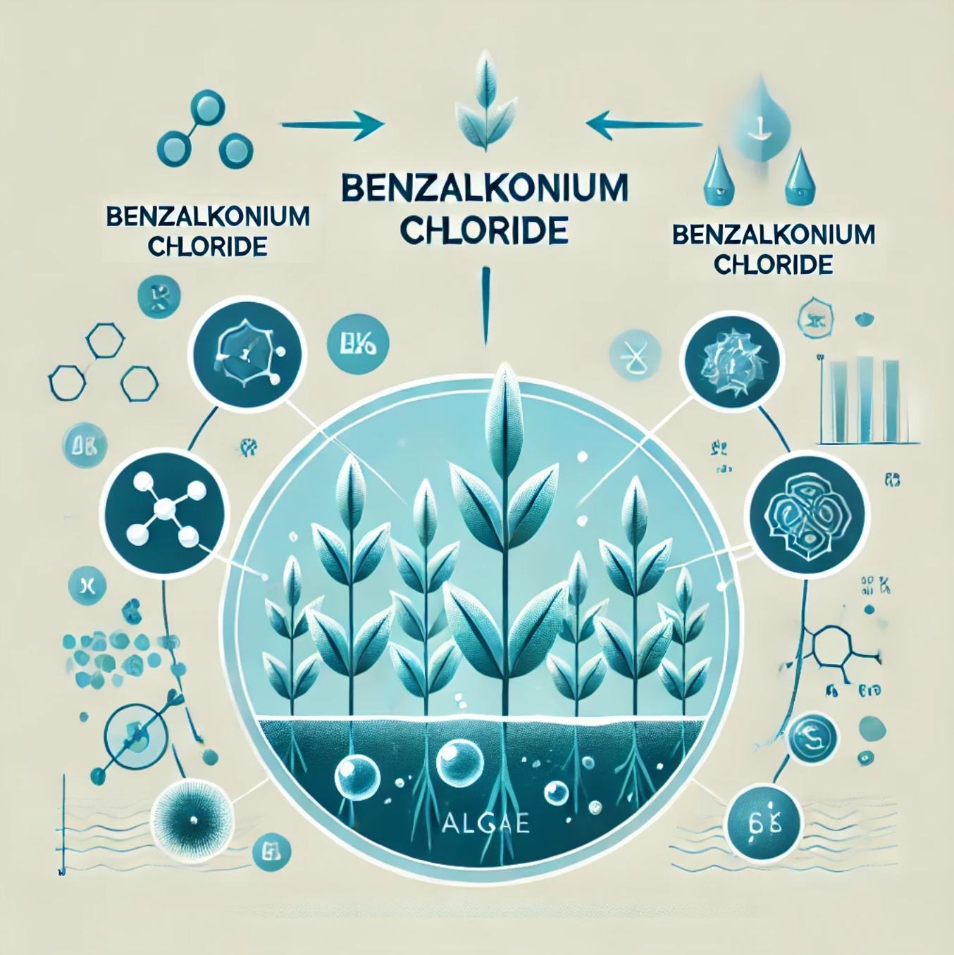 Does Benzalkonium Chloride at 2% eliminates Moss and Algae