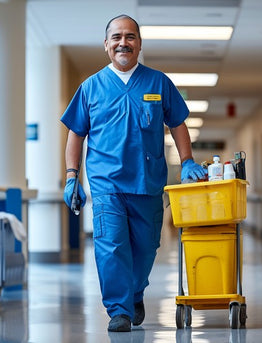 Commercial and industrial cleaning in the healthcare industry