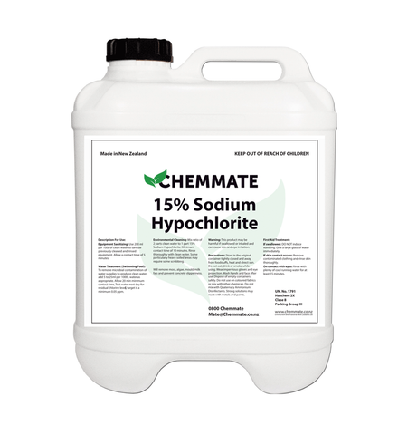 15% Sodium Hyper-chlorite