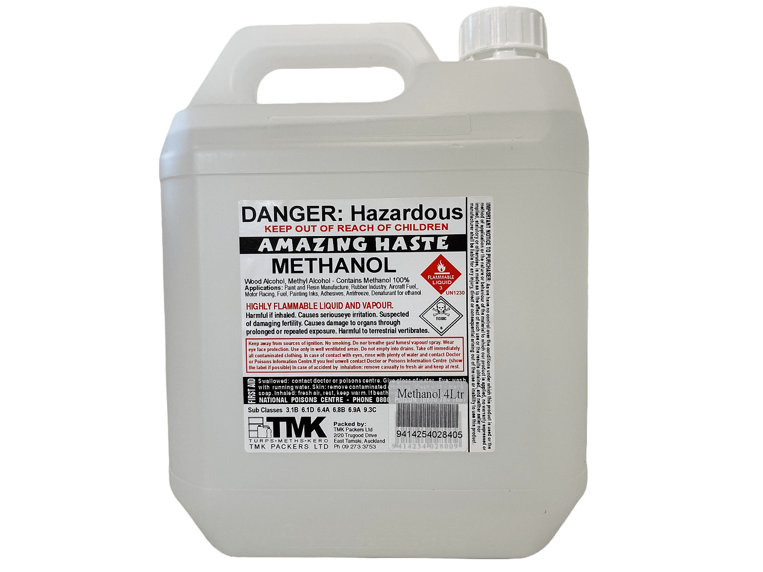 Methanol (Wood Alcohol)