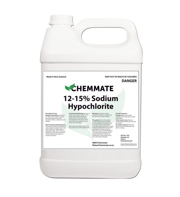 12-15% Sodium Hypochlorite
