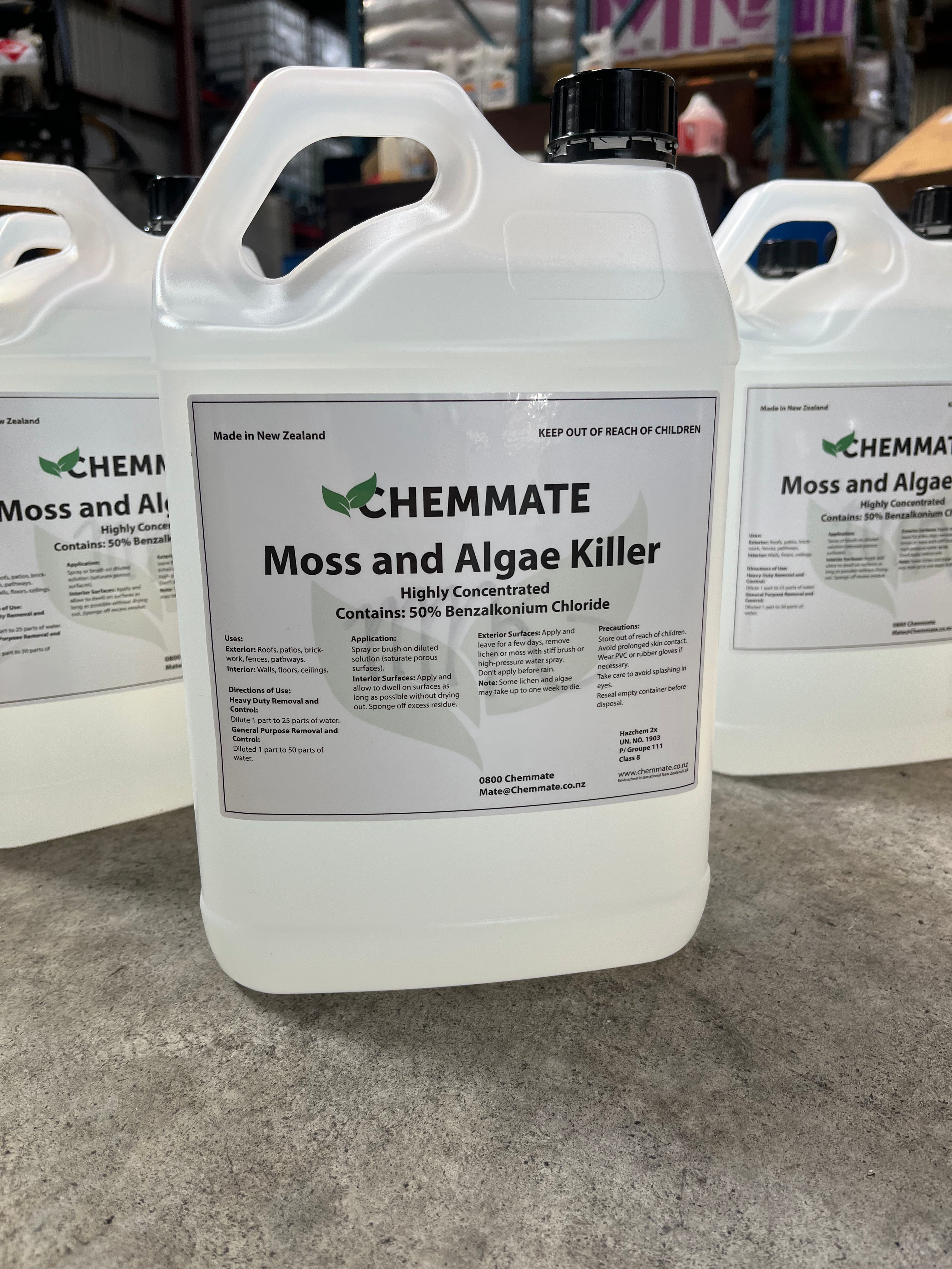 Moss & Algae Killer Benzalkonium Chloride