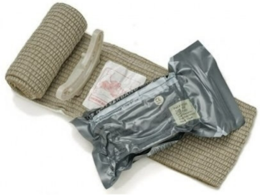 Emergency Trauma Bandage with mobile pad - Green