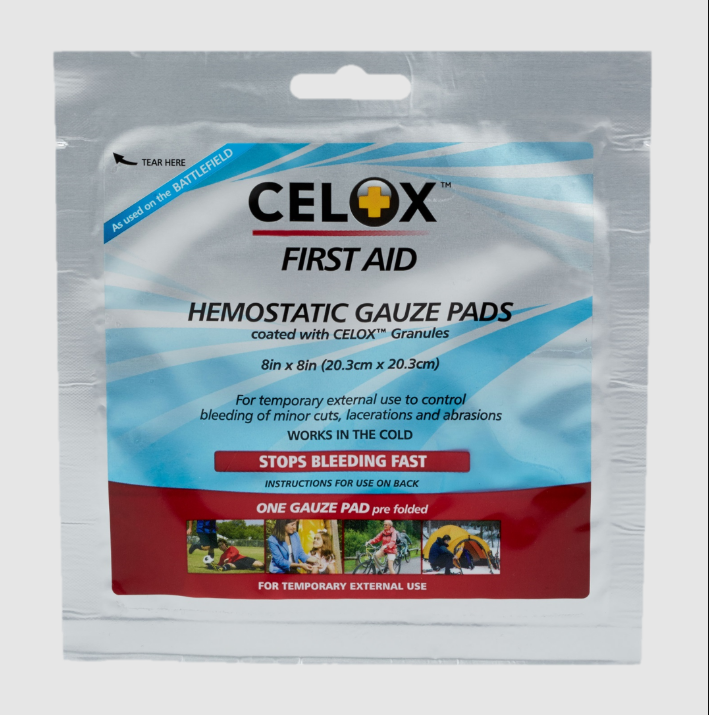 Celox Hemostatic Gauze Pad