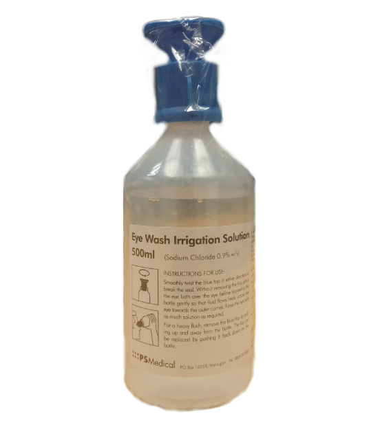 Sodium Chloride (Saline) 0.9% Irrigation Solution with EyeBath