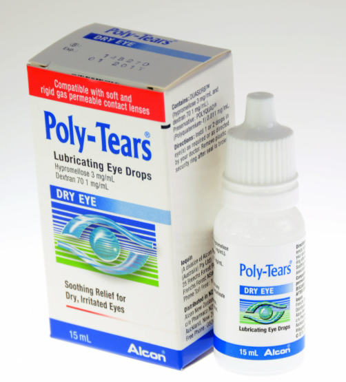 Poly-Tears Eye drops