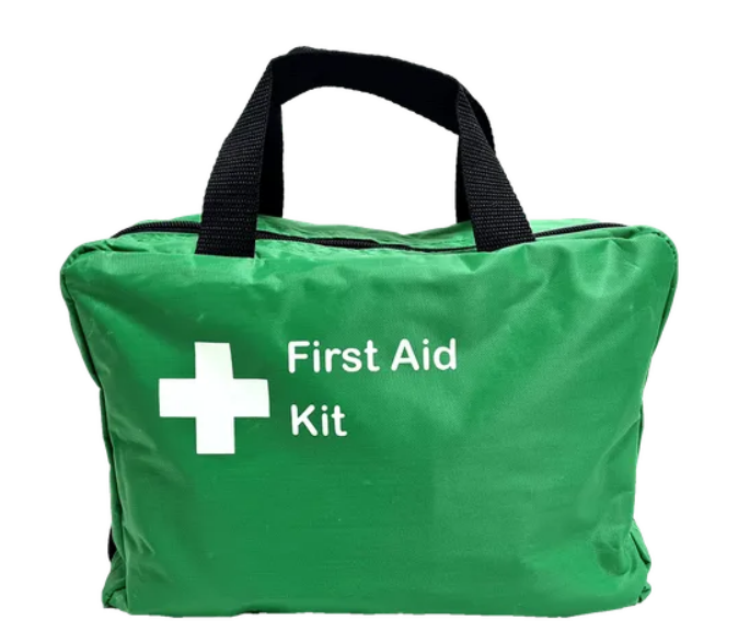 First aid bag (Carry Handles) 3 Clear Fold Out Pockets